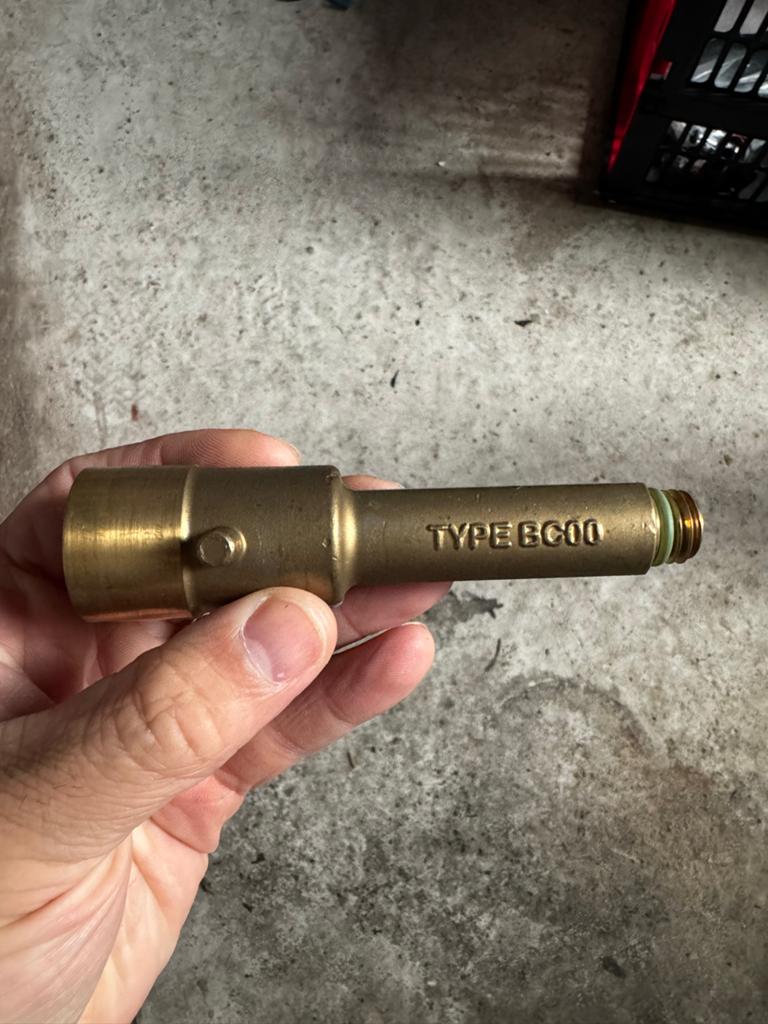 LPG Verdamper adapter/nippel - Type BC00, Klasse 3, Auto-onderdelen, Ophalen of Verzenden, Gebruikt, Universele onderdelen