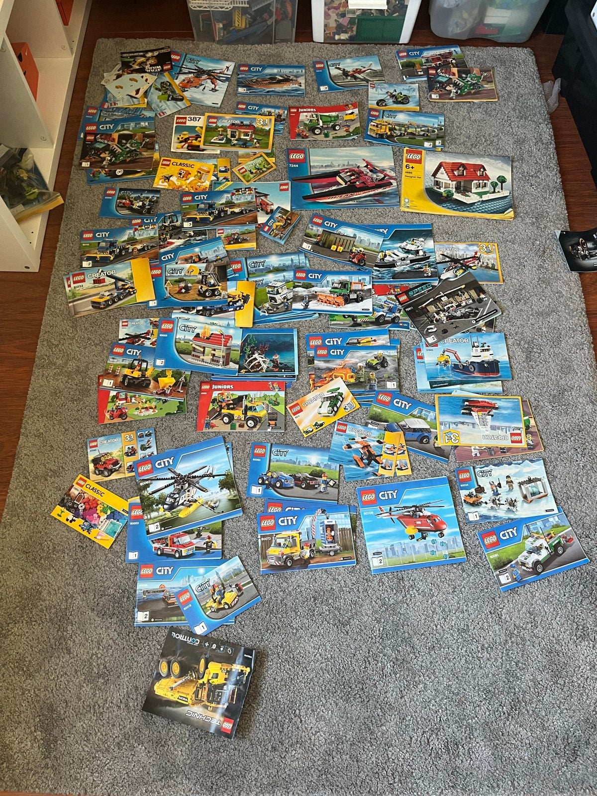 Grote partij ongesorteerde Lego Technic, City en Creator, Ophalen, Gebruikt, Lego, Technic