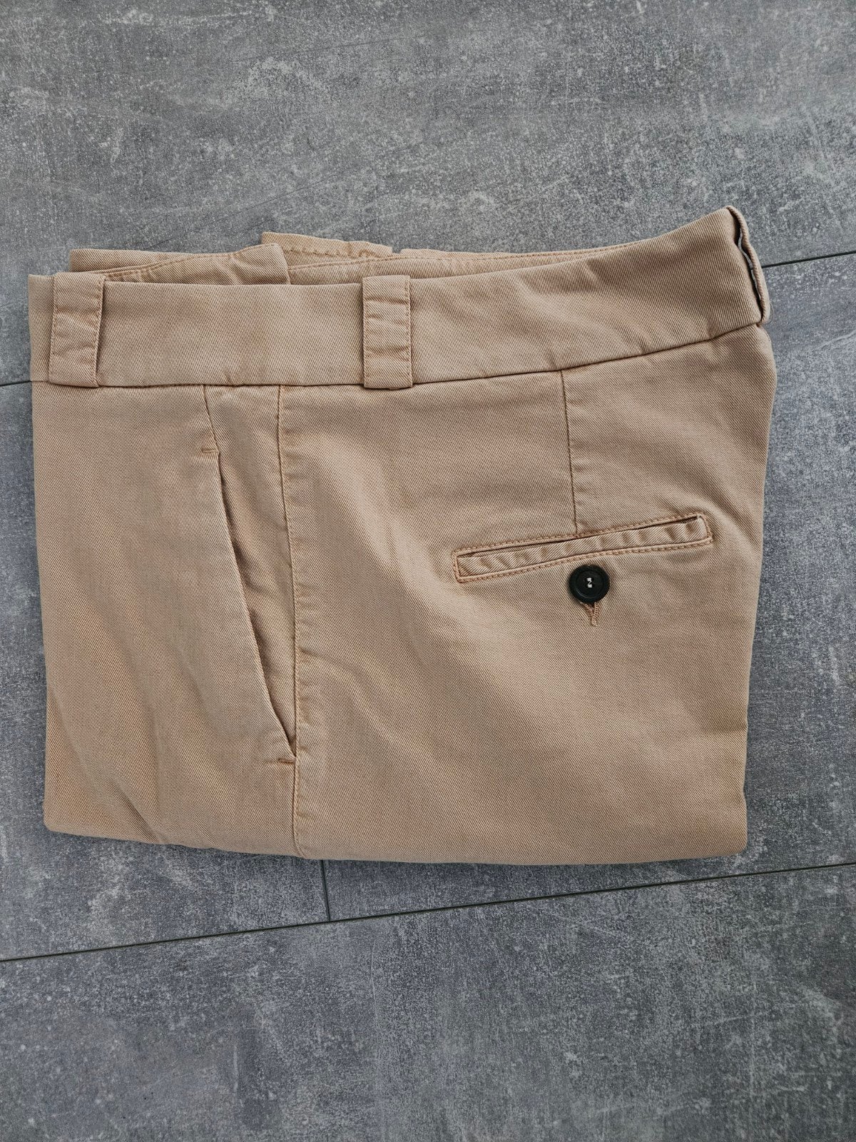 Peserico (Easy) heren broek, beige/bruin, maat zie foto, Ophalen, Zo goed als nieuw, Beige