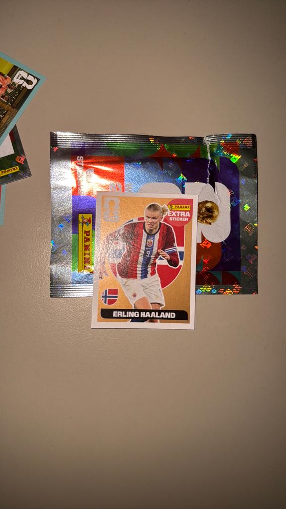 Erling Haaland Extra sticker Bronze Panini World cup 2026, Antiek en Kunst, Kunst | Schilderijen | Abstract, Ophalen of Verzenden