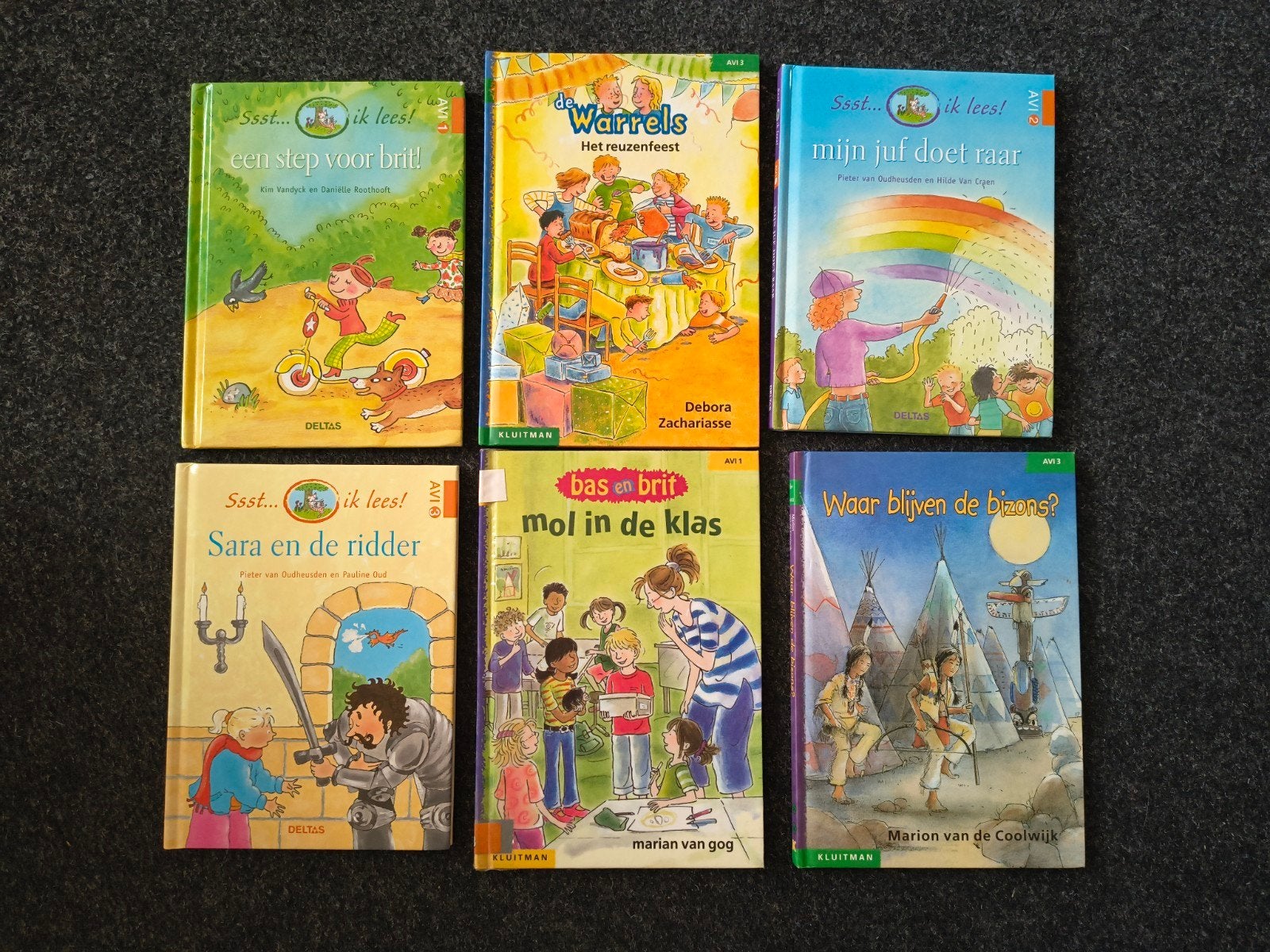 6 kinderboeken AVI-niveau: Ssst... ik lees! en meer, Ophalen, Gelezen, Diverse auteurs, Fictie algemeen