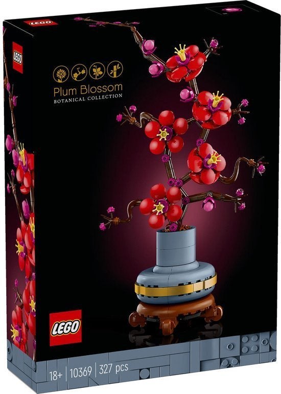 LEGO Icons Japanse abrikoos - Botanical Collection - 10369, Ophalen of Verzenden, Nieuw, Complete set, Lego