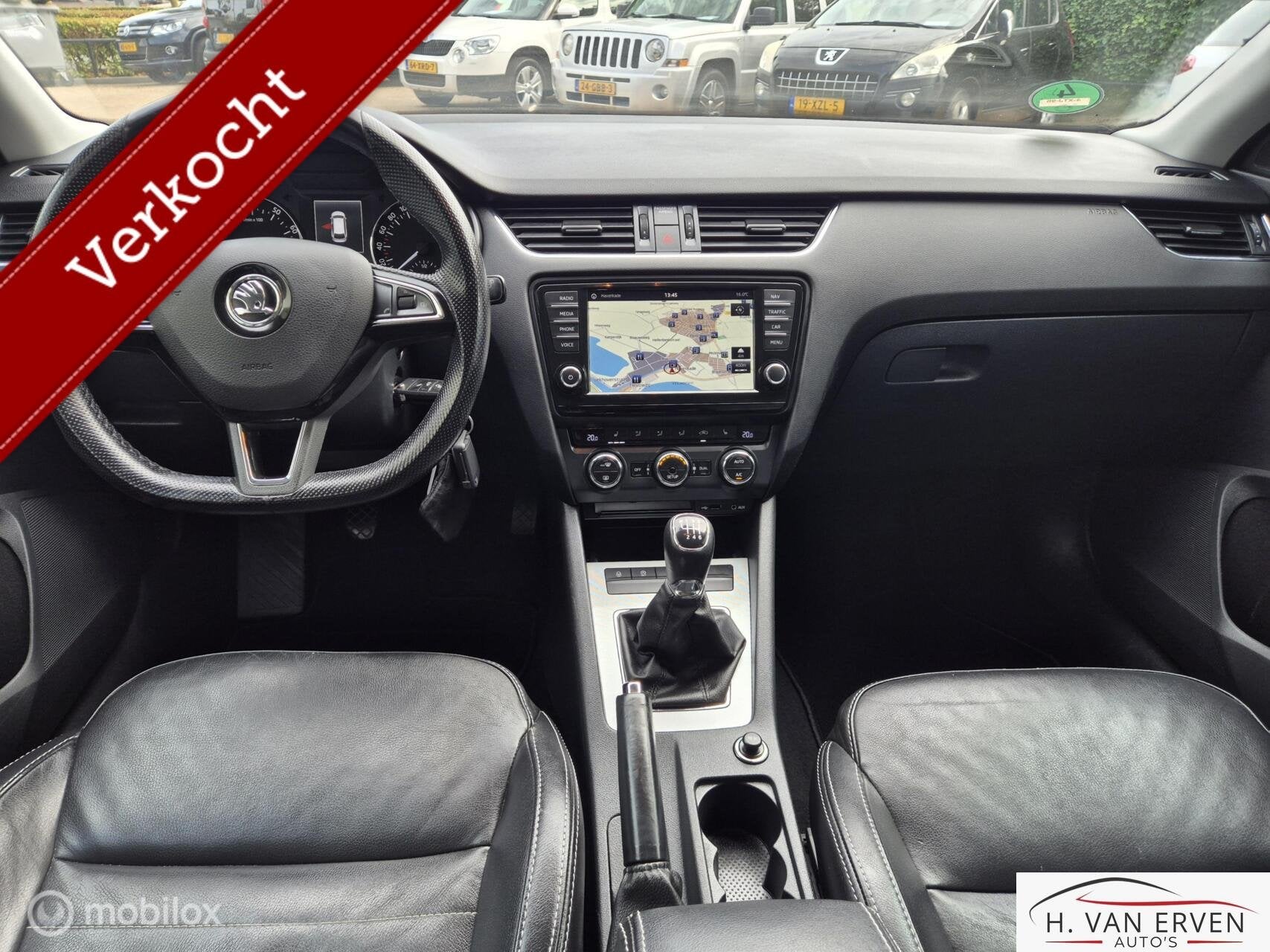 Skoda Octavia Combi LEDER 2E EIGENAAR DEALERONDERHOUDEN NAP, Auto's, Voorwielaandrijving, 4 cilinders, 620 kg, Handgeschakeld