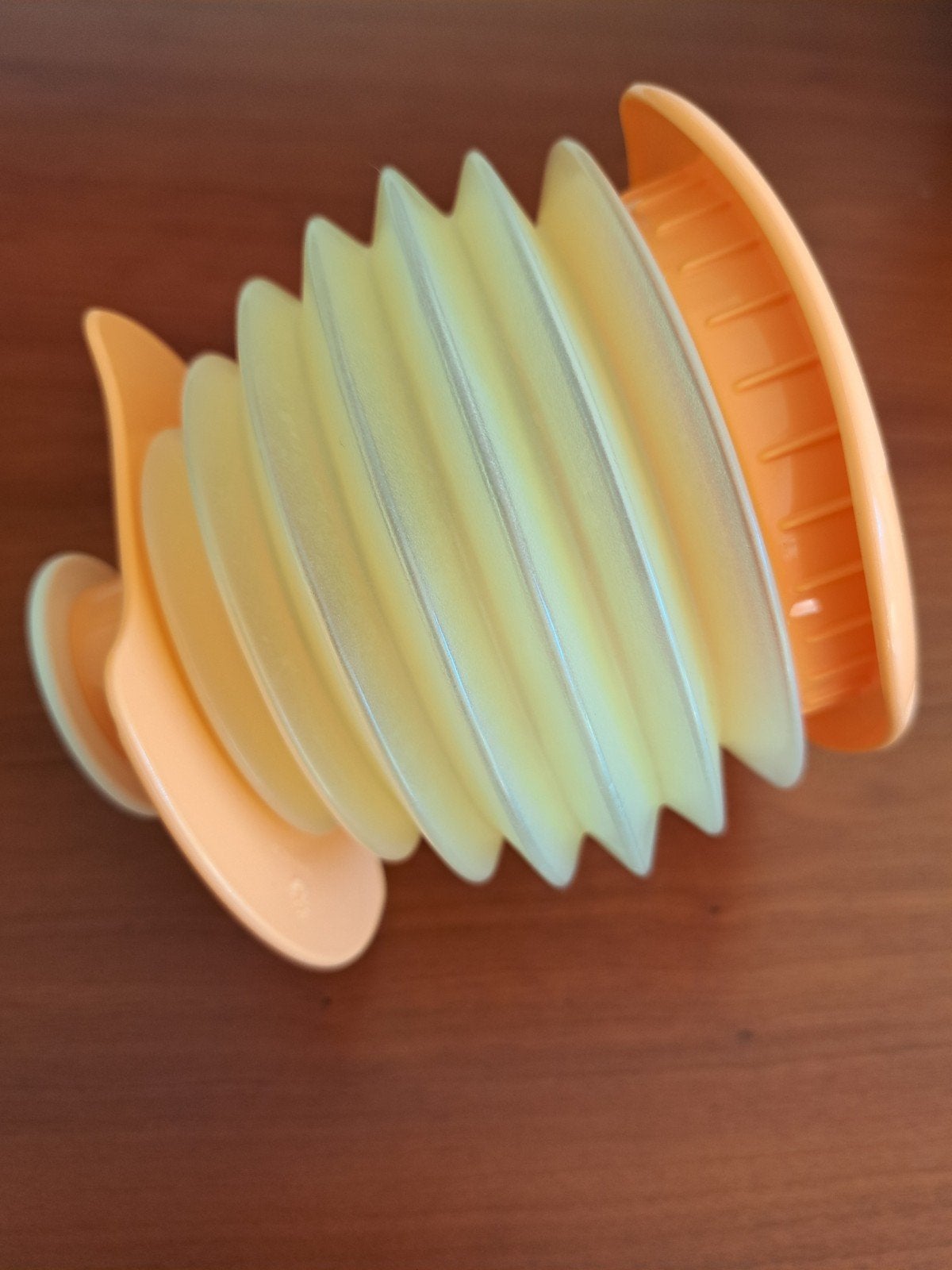 Tupperware Harmoni kaatje decoreerspuit met 4 spuitmondjes, Met tuit/dop, Overige typen, Oranje, Ophalen of Verzenden