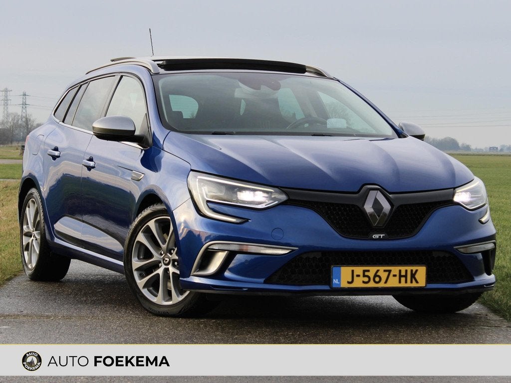 Renault Mégane Estate 1.6 TCe GT HUD LED 4 Control Pano, Auto's, Renault, Bedrijf, Te koop, Mégane, ABS, Airbags, Airconditioning
