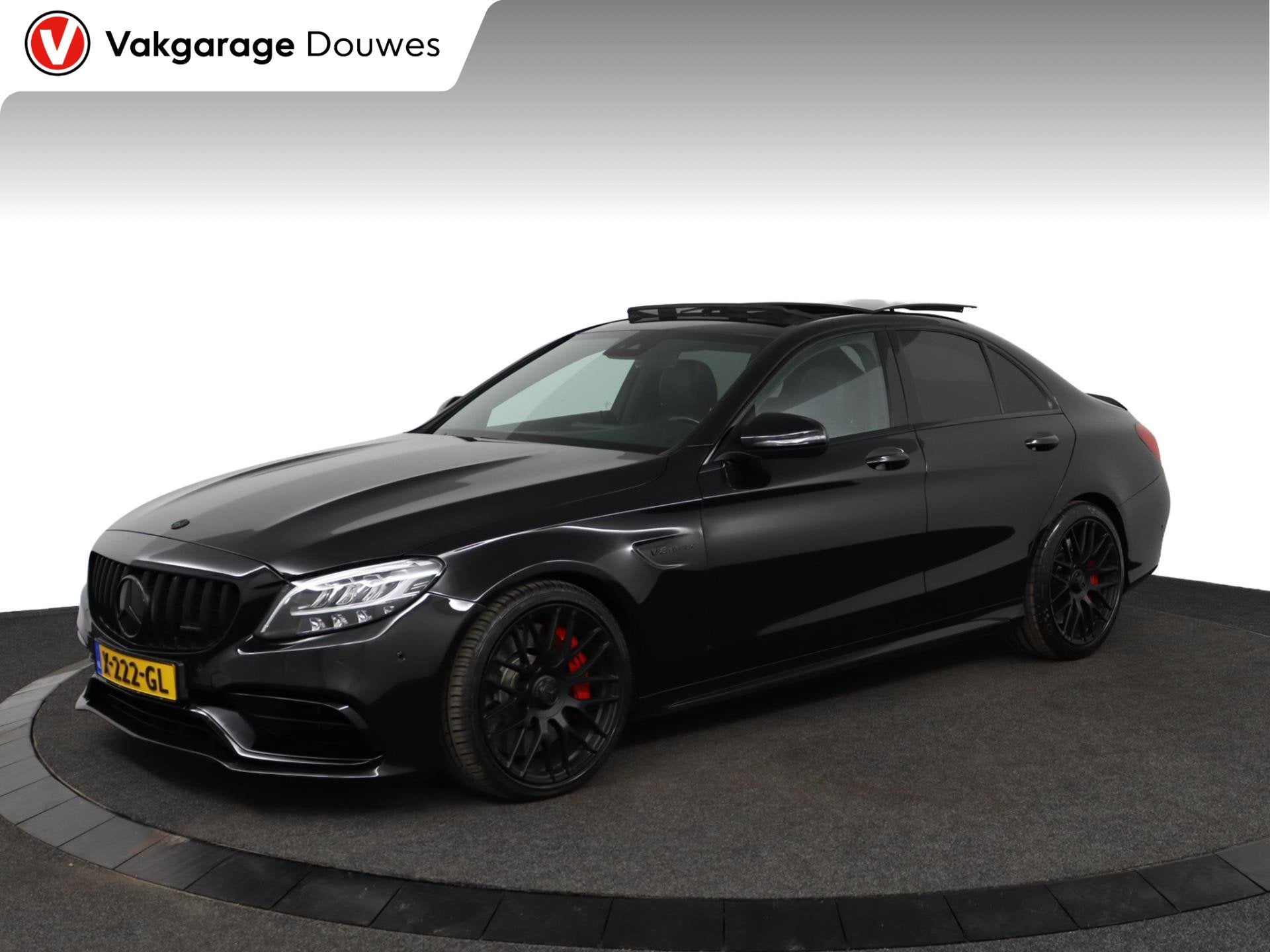 Mercedes-Benz C-Klasse AMG 63 S Premium Plus Pack |Pano |Bur, Auto's, Gebruikt, 510 pk, 1655 kg, Leder en Stof