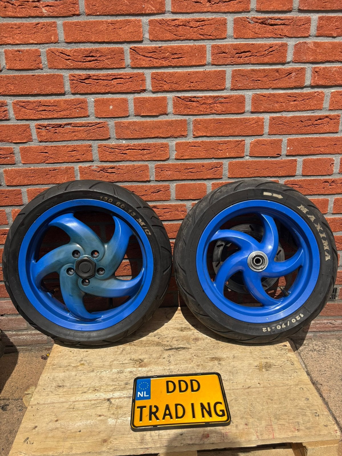 Dubbeldisk velgenset gilera runner 125 180, Ophalen of Verzenden
