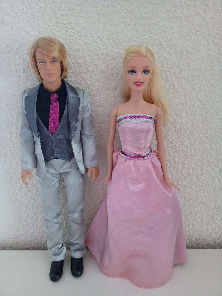 Barbie en Ken van de film Barbie in een Modesprookje
