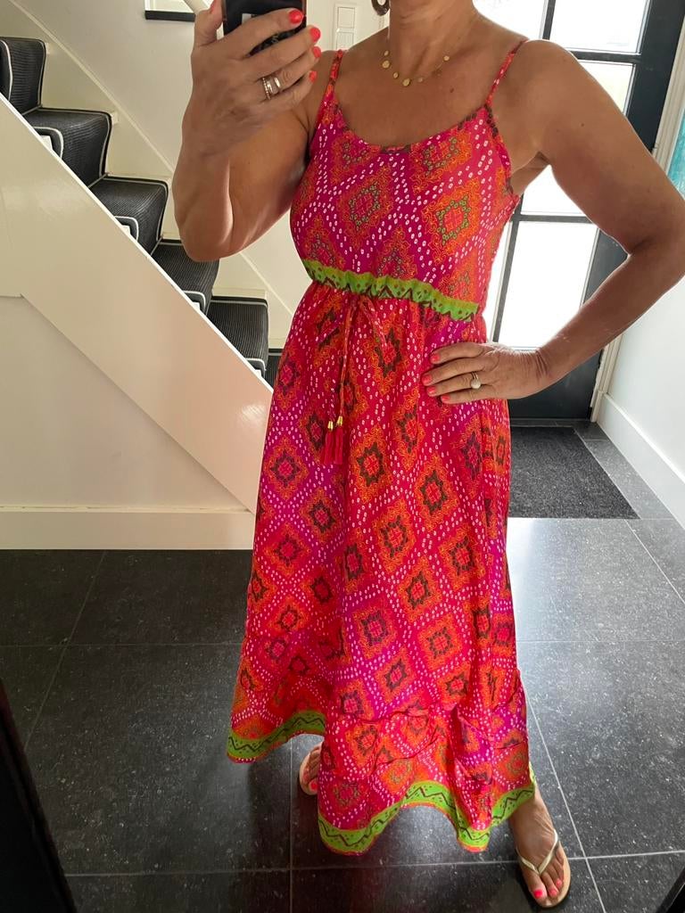 Moda Italia/Manaar, super leuk zwierig zomerjurkje, one size, Kleding | Dames, Maat 38/40 (M), Overige kleuren, Nieuw, Ophalen of Verzenden