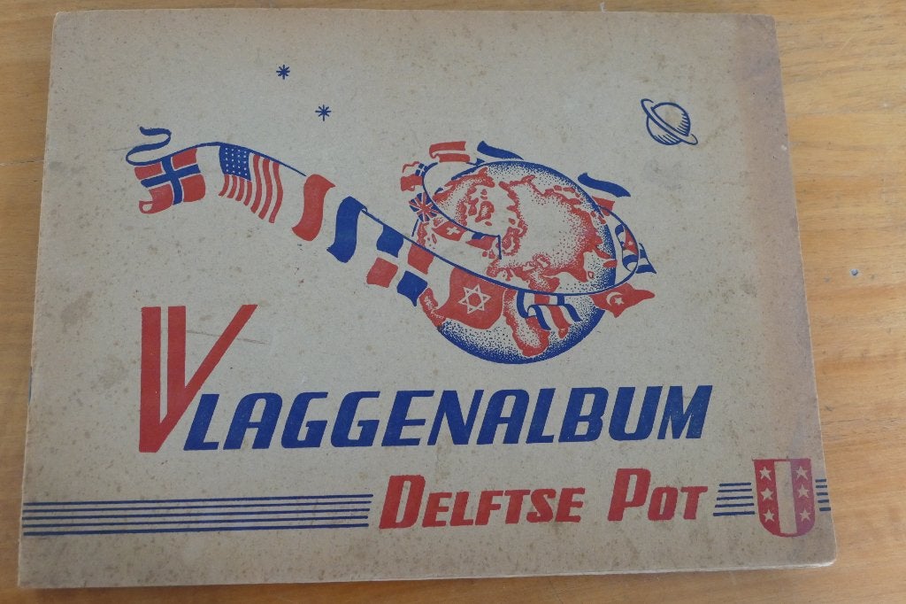 Vlaggenalbum 1 Delftse pot, Ophalen of Verzenden, Gelezen, Plaatjesalbum