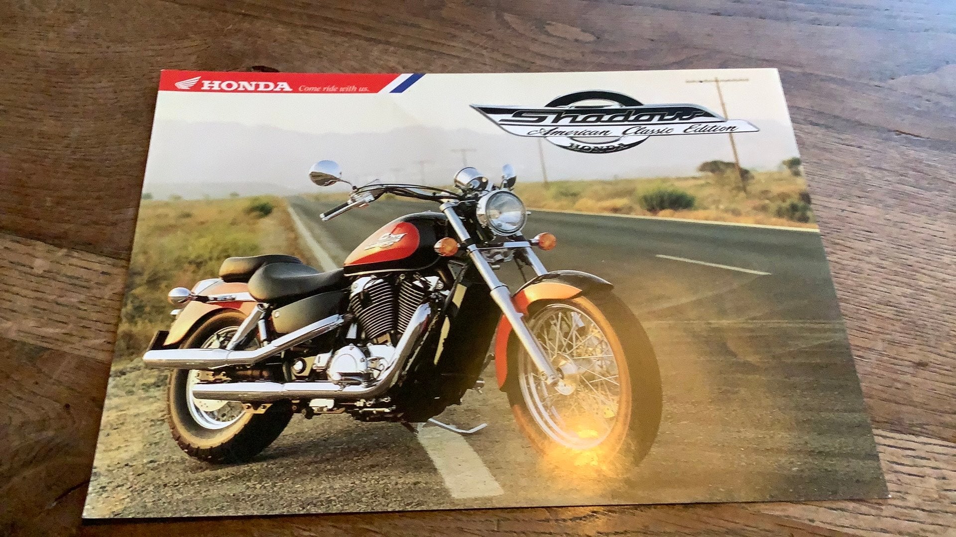 Honda Shadow American Classic Edition folder.  (1), Verzenden, Honda