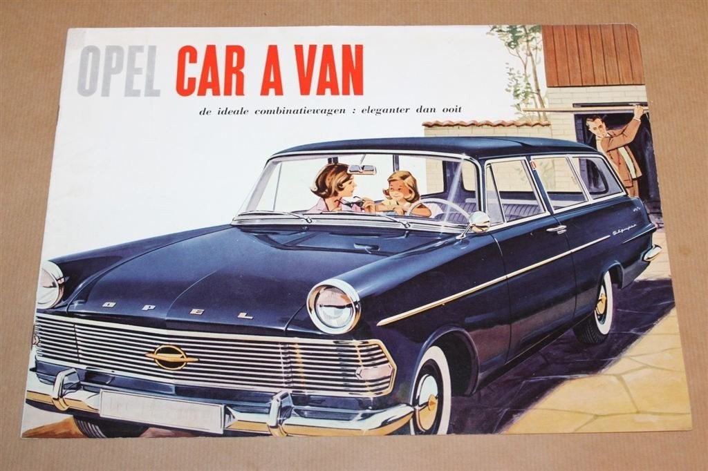 Vintage brochure - Opel Caravan - Ca 1960 !!, Ophalen of Verzenden, Gelezen, Opel