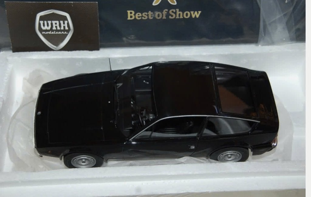 1:18 ALFA ROMEO JUNIOR ZAGATO black BOS models BOS184 WRH, Hobby en Vrije tijd, Modelauto's | 1:18, Verzenden, Zo goed als nieuw