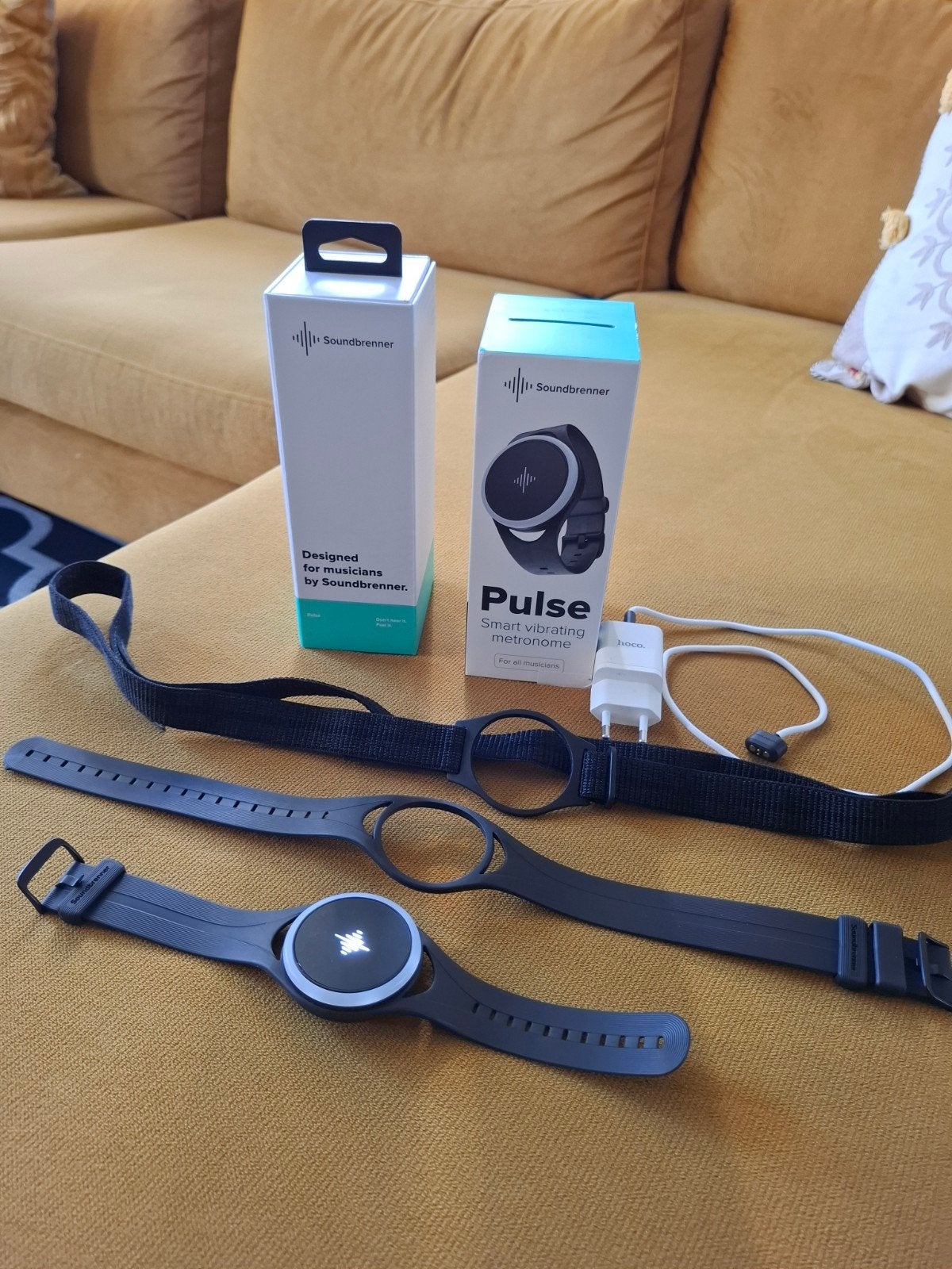 Soundbrenner Pulse smart vibrating metronome + body strap, Ophalen of Verzenden, Zo goed als nieuw