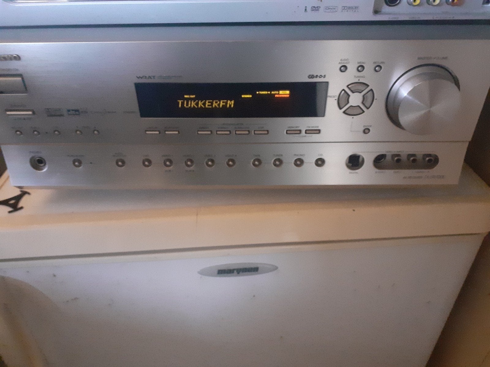 Onkyo TX-SR700E AV Receiver - Zilver, Ophalen, 120 watt of meer, Onkyo, Gebruikt