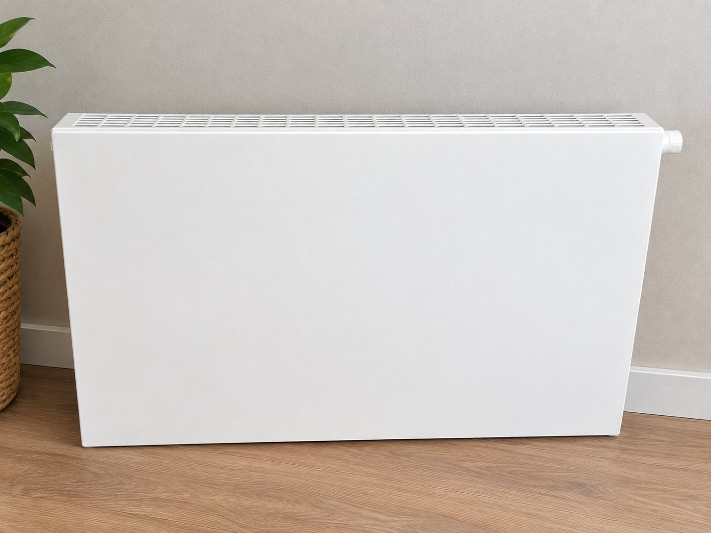 Witte radiator 80x60x10cm - Zo goed als nieuw, Ophalen, 30 tot 80 cm, Radiator, Zo goed als nieuw