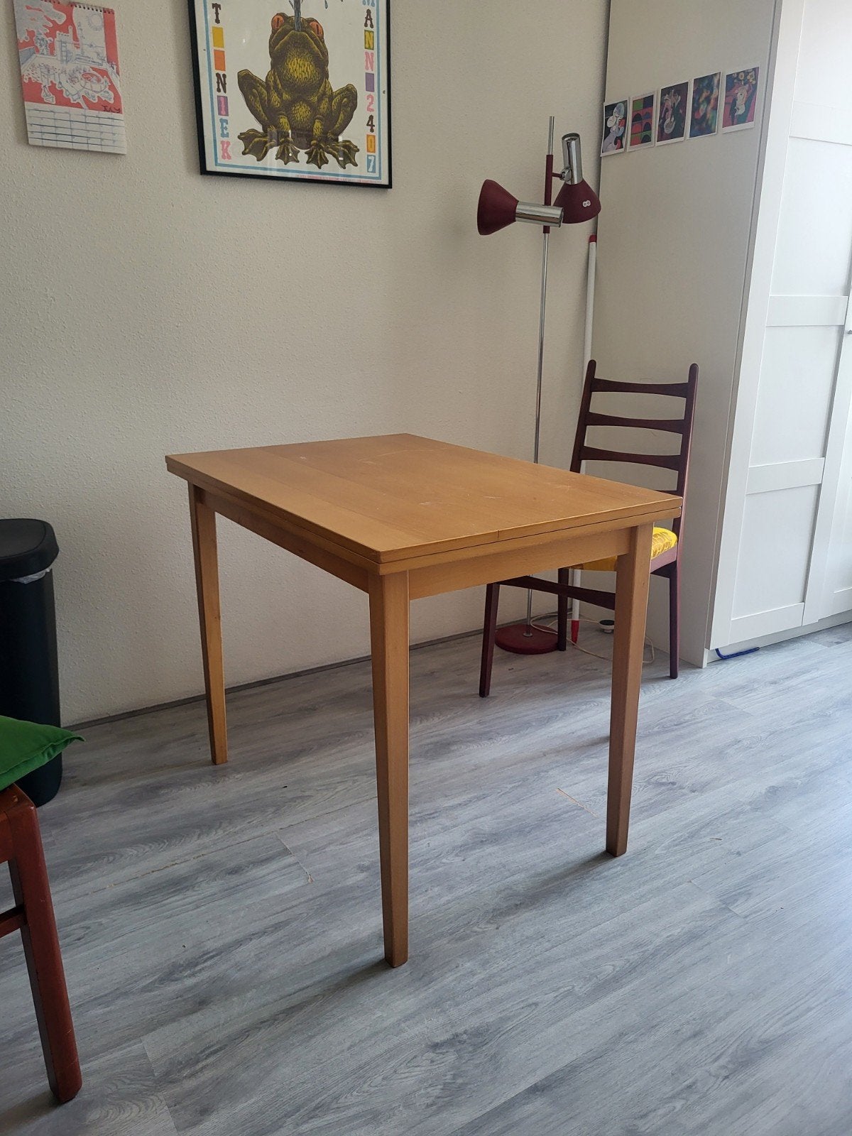 Foldable dinner table wood / Klaptafel, Ophalen, 50 tot 100 cm, 50 tot 100 cm, Rechthoekig