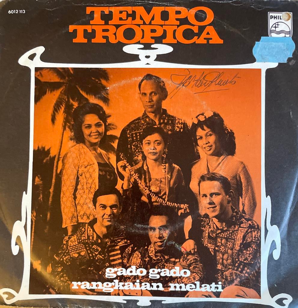 Tempo Tropica - Gado Gado Rangkaian Melati Vinyl LP, Gebruikt, Ophalen of Verzenden, 1970 - 1979, Levenslied of Smartlap
