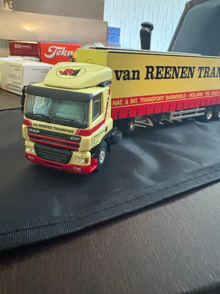 DAF CF van Reenen Transport modeltruck, Hobby en Vrije tijd, Ophalen of Verzenden, Zo goed als nieuw, Overige merken