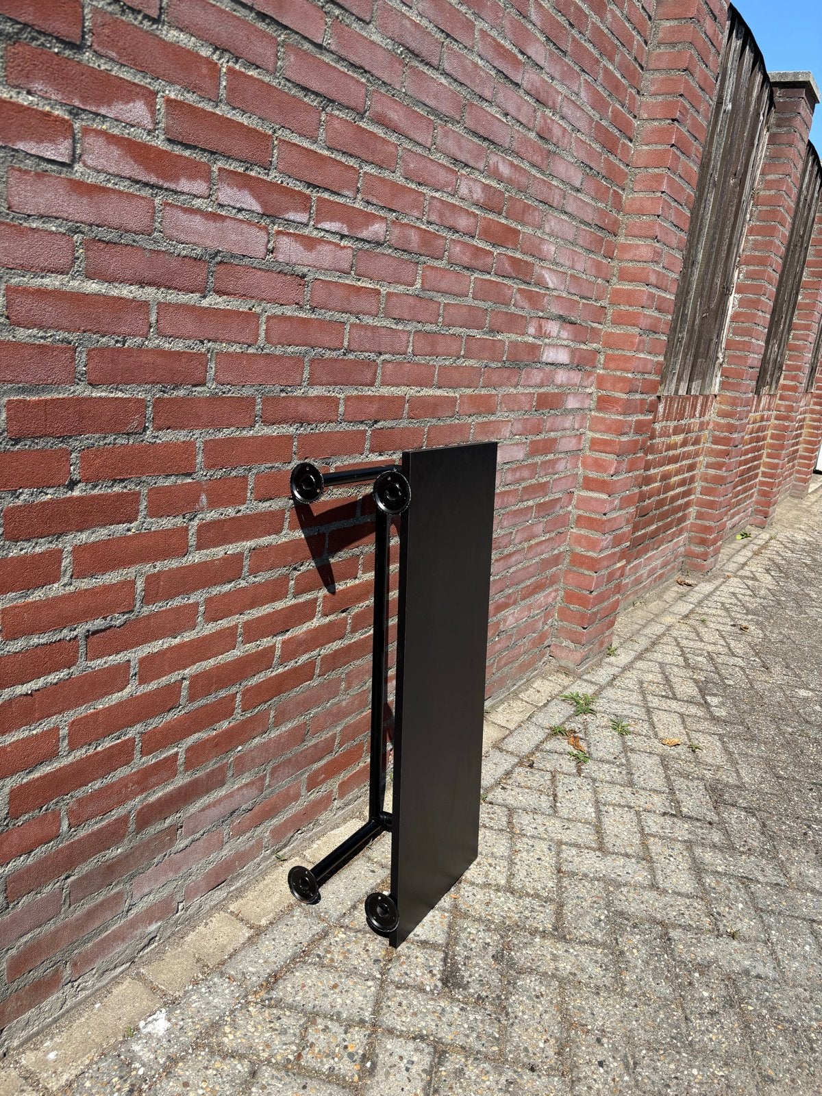 Zwarte wandkapstok - 90x35x24 cm, Ophalen, Minder dan 50 cm, 75 tot 100 cm, Zo goed als nieuw