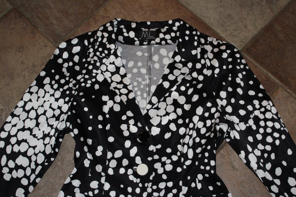ML Collections chique polca dot chique jasje mt 42 valt 40, Maat 38/40 (M), Overige kleuren, ., Ophalen of Verzenden