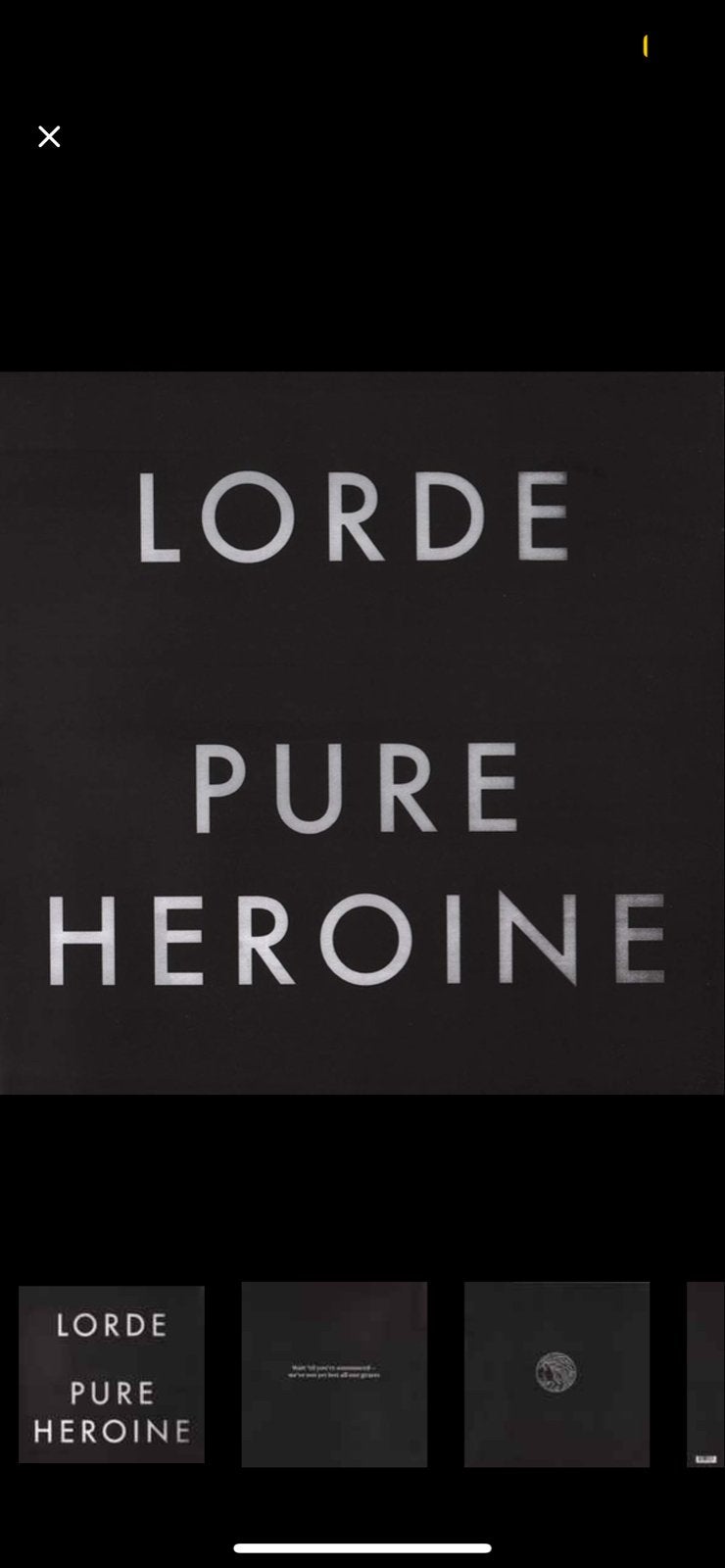 Lorde - Pure Heroine LP (2013, Nieuw-Zeelandse persing), LP, Pop, Originele persing, Ophalen of Verzenden