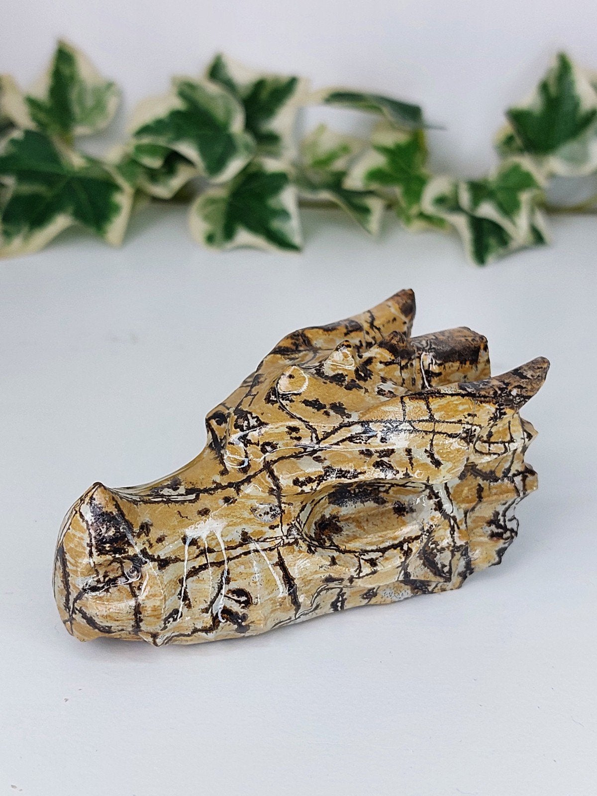 Dendriet jaspis draak 1, Ophalen of Verzenden, Nieuw