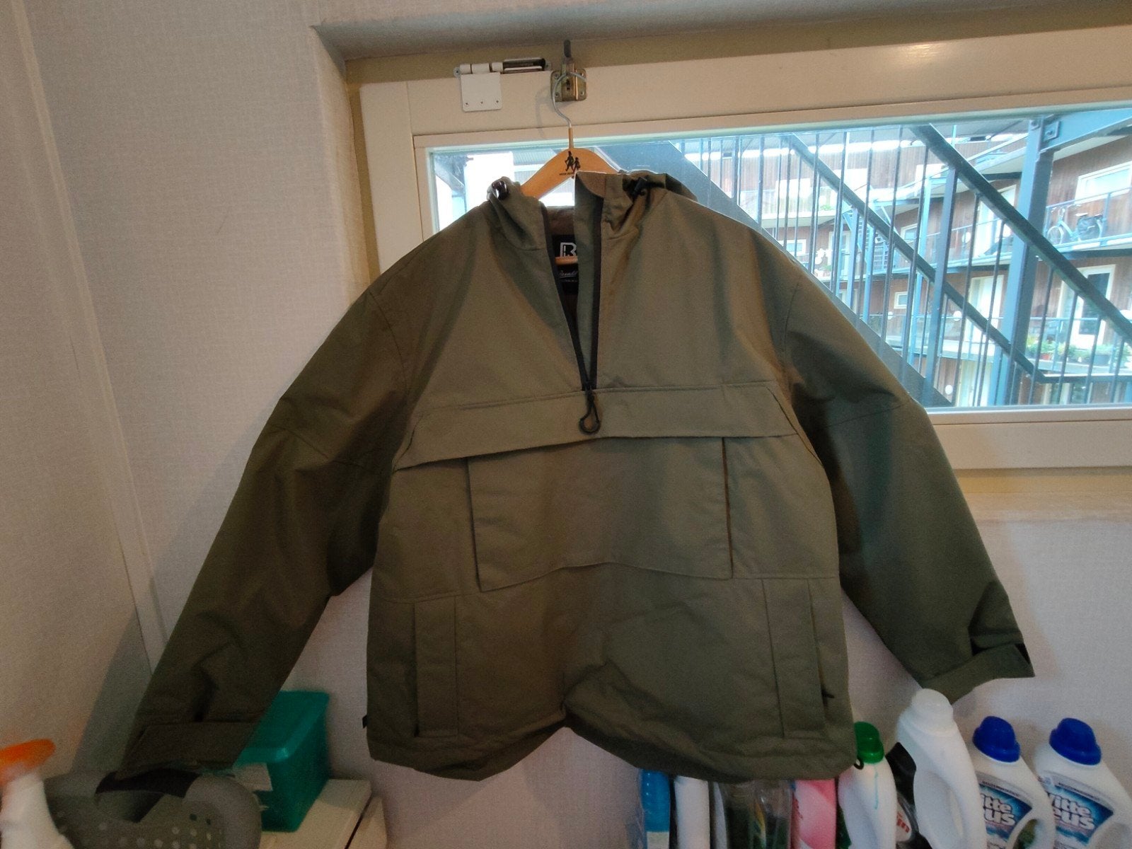 Groene anorak 4 xl, Kleding | Heren, Jassen | Winter, Ophalen of Verzenden, Nieuw, Maat 56/58 (XL), Groen