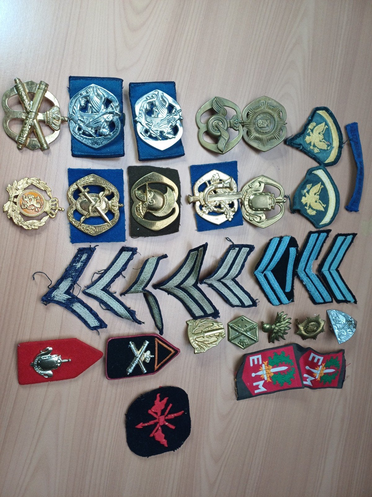 oude militaire emblemen, Verzamelen, Ophalen of Verzenden, Landmacht, Nederland, Embleem of Badge