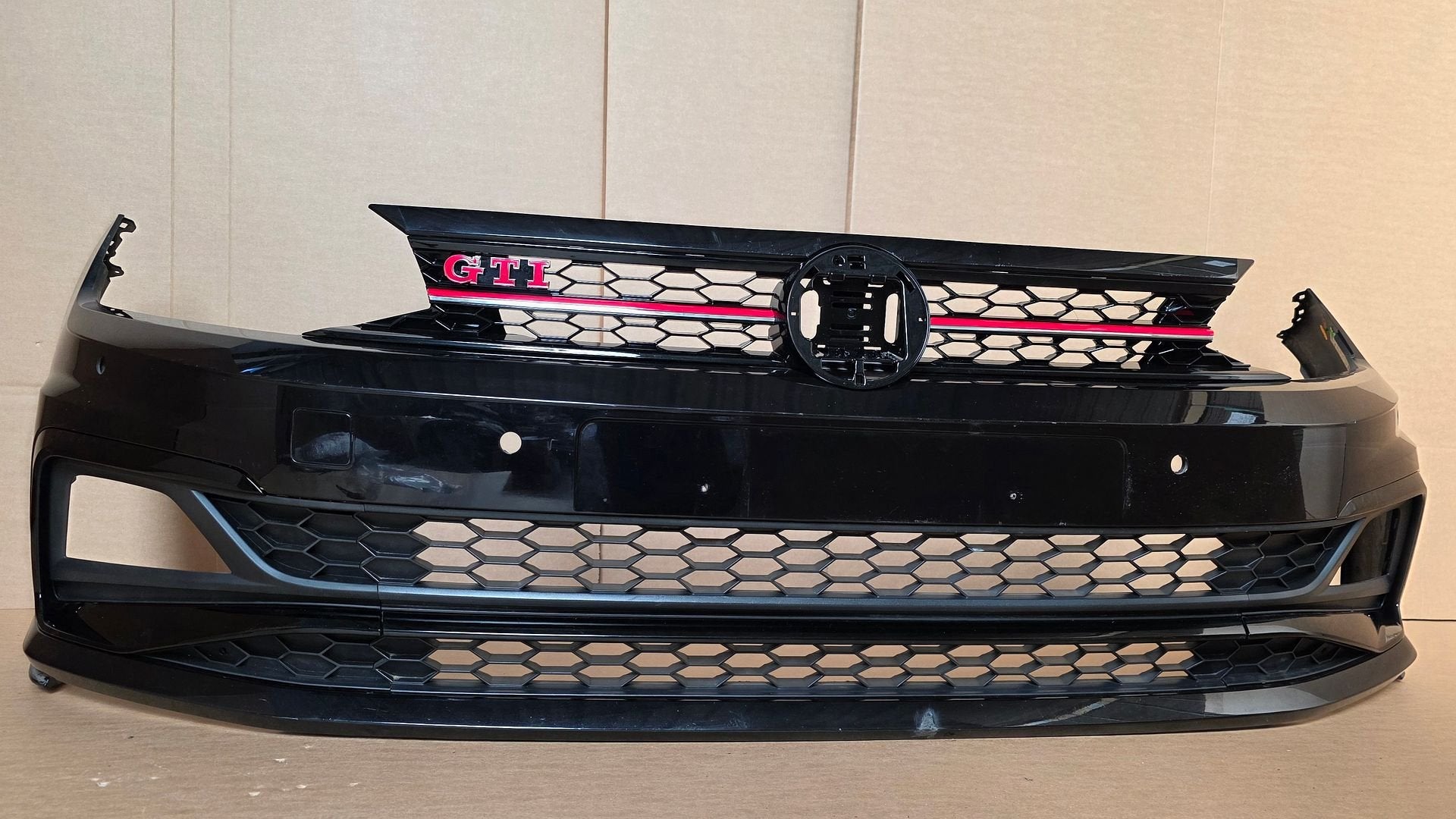 Voorbumper VW Polo 2G AW GTI 4xPDC L C9X bj.2018-2022 Bumper, Gebruikt, -, Ophalen of Verzenden, Bumper