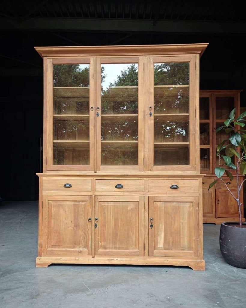 Prachtige teakhouten buffetkast | Servieskast teak #0496, Huis en Inrichting, Kasten | Buffetkasten, Gebruikt, Met deur(en), -