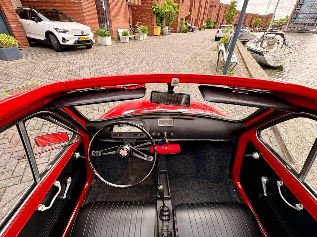 Fiat 500 nuova - 1968 - oldtimer - Rood, foto 8