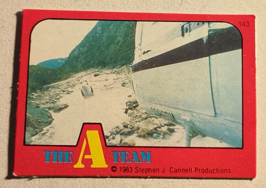 The A-Team Monty Gum 1983 no.143, Verzamelen, Ophalen of Verzenden, Nieuw, Foto of Kaart