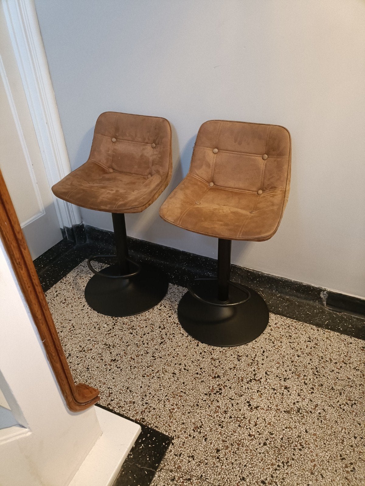 Barkrukken, ideaal voor studentenhuis, Huis en Inrichting, Ophalen, Gebruikt, In hoogte verstelbaar, 60 tot 90 cm