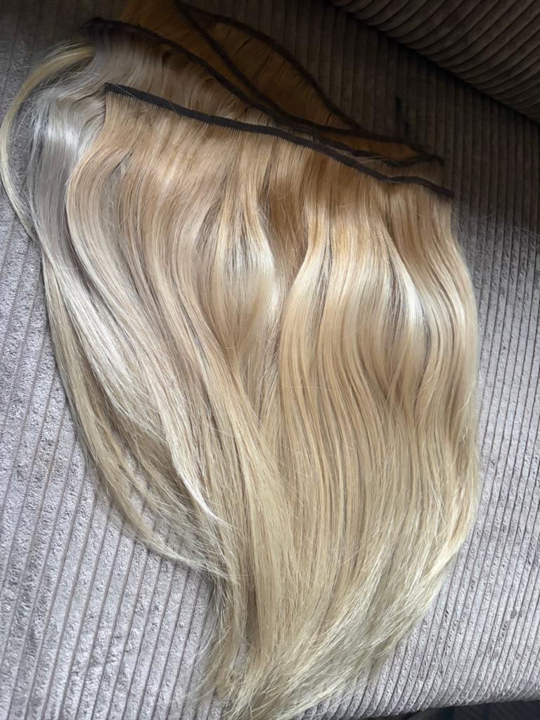Haar extensions extend your hair, Ophalen of Verzenden, Zo goed als nieuw, Pruik of Haarverlenging