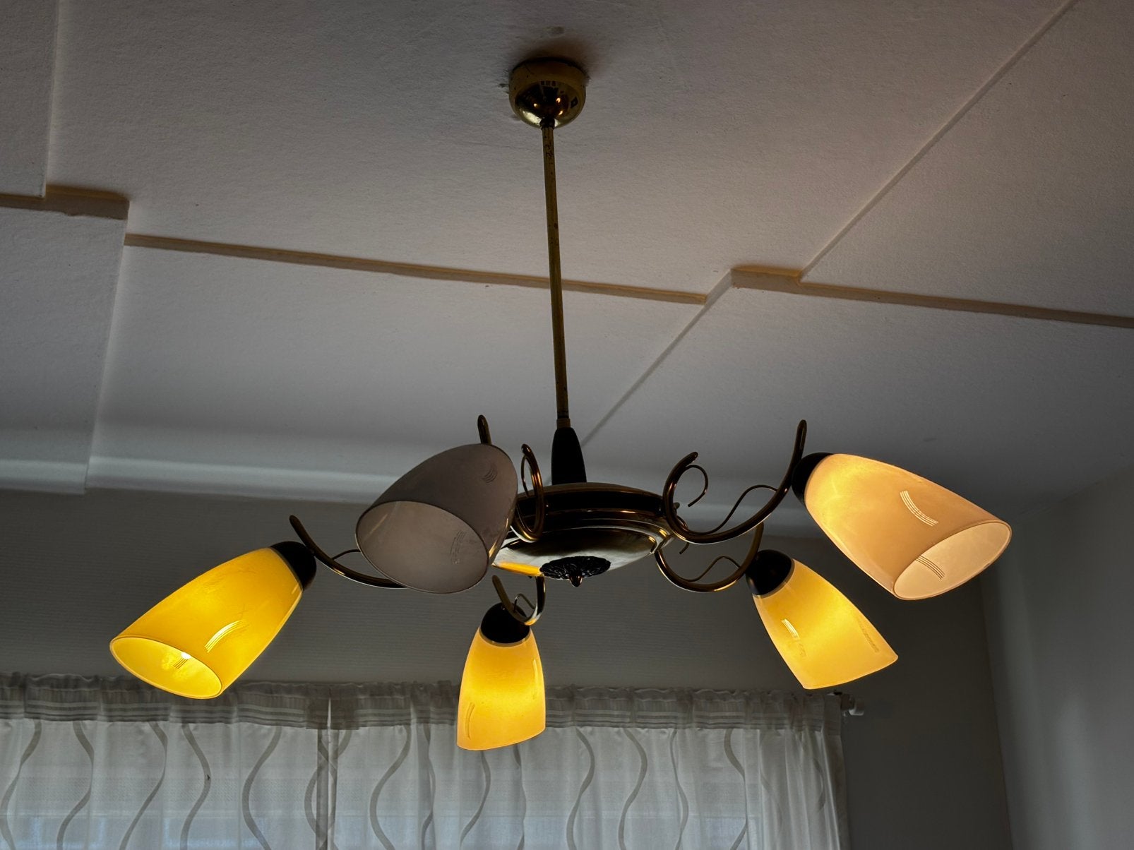Retro hanglamp, Ophalen, Gebruikt