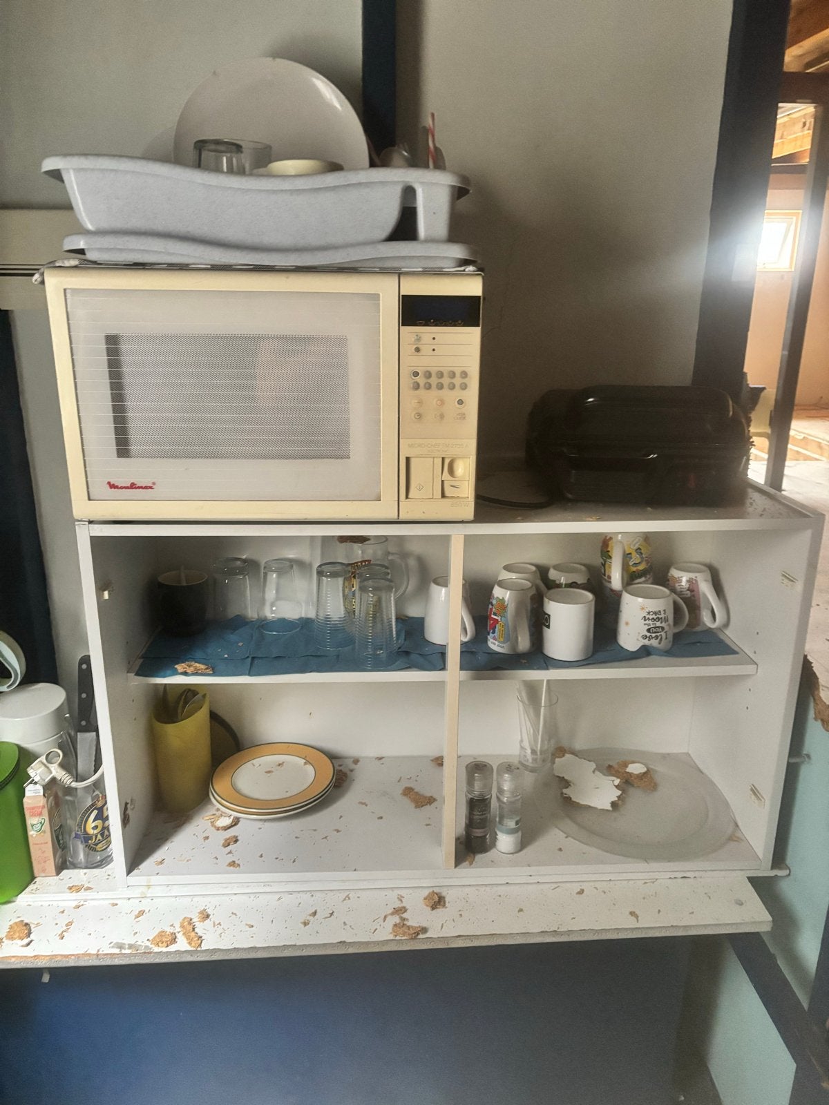 Gratis Tosti-ijzer, Glazen en Bestek, Ophalen, Gebruikt