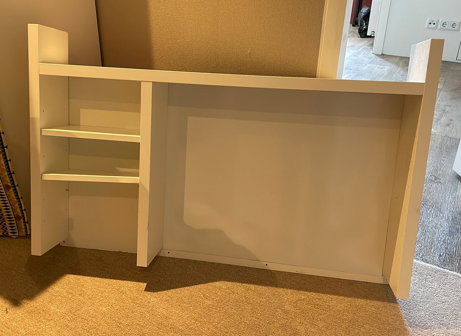 IKEA buro Micke opbouw deel hoog, Ophalen, Opbergruimte, Gebruikt, Spaanplaat of MDF
