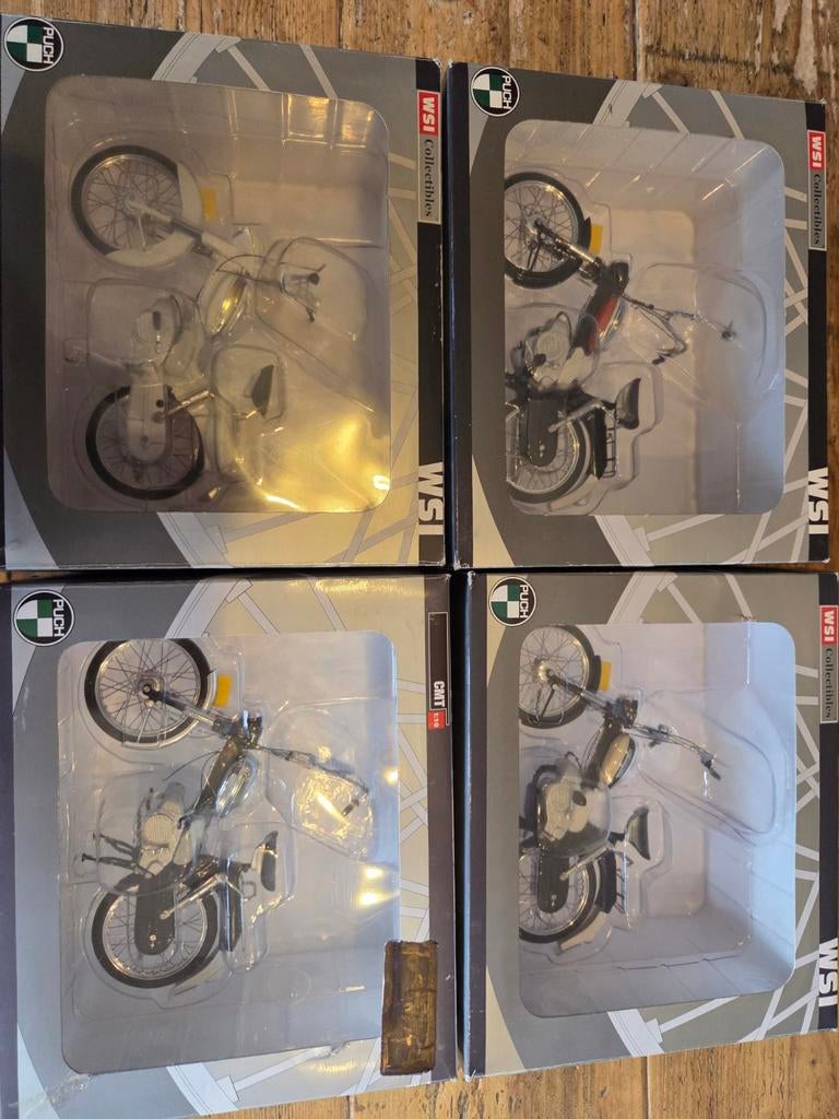 Puch mv50 vs50 1:10 modelbrommers, Ophalen of Verzenden, Auto