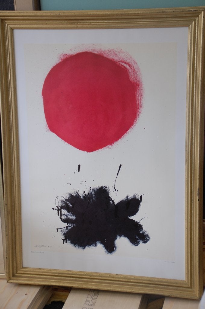 Poster .Adolph Gottlieb met signatie, Ophalen of Verzenden