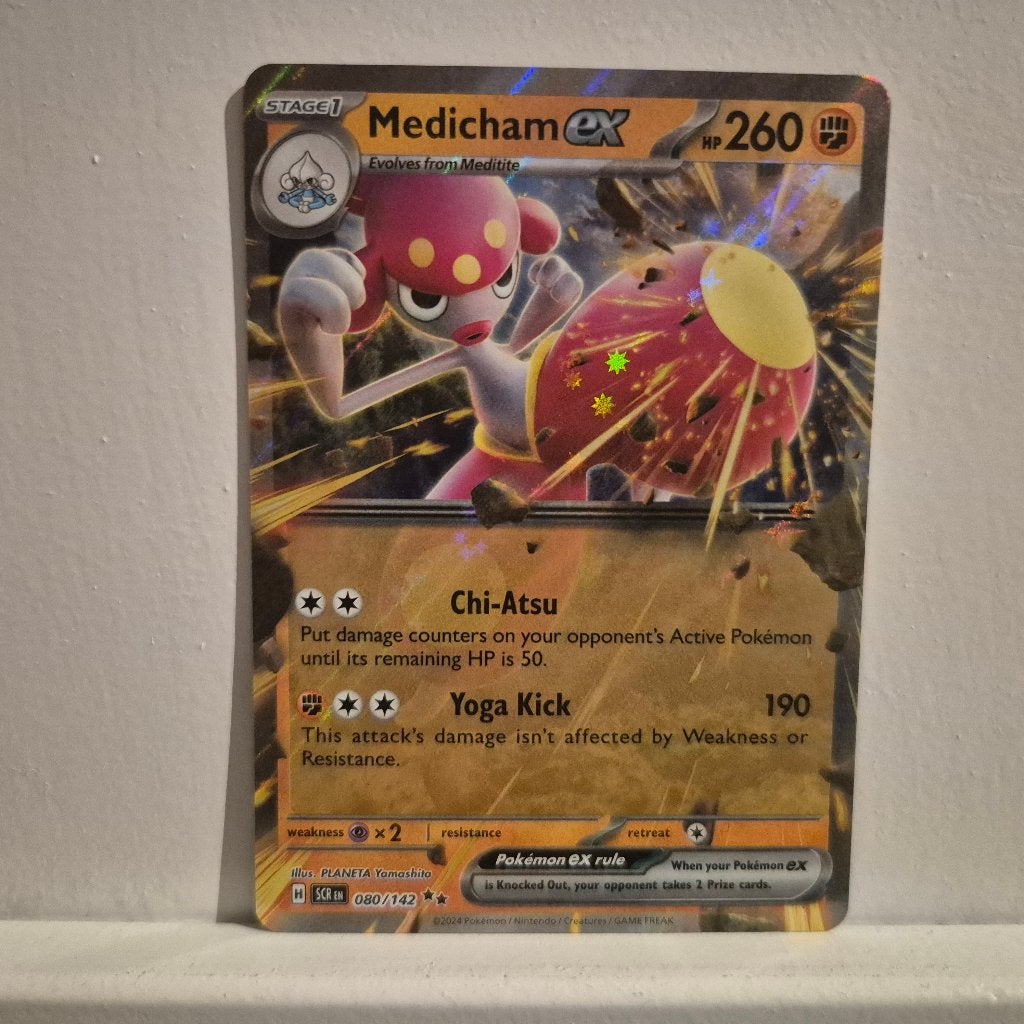 Medicham ex SCR 080/142 - Pokémon, Ophalen of Verzenden, Nieuw, Losse kaart