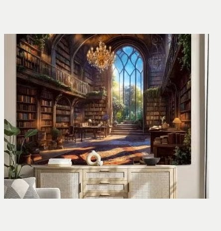 Vintage Fantasy vlaggen - Sprookjes / Boomhut / Boeken, Diversen, Ophalen of Verzenden, Nieuw