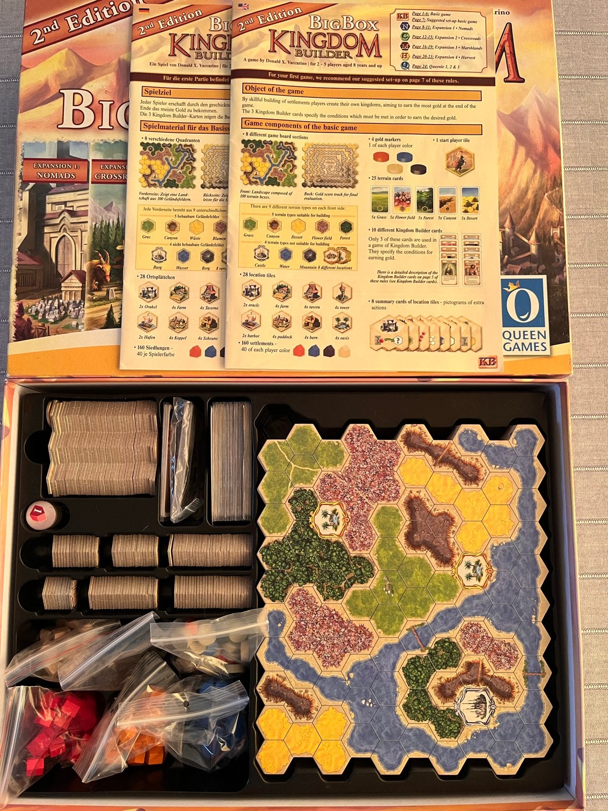 Kingdom Builder Big Box 2nd Edition - Bordspel, Drie of vier spelers, Ophalen of Verzenden, Zo goed als nieuw