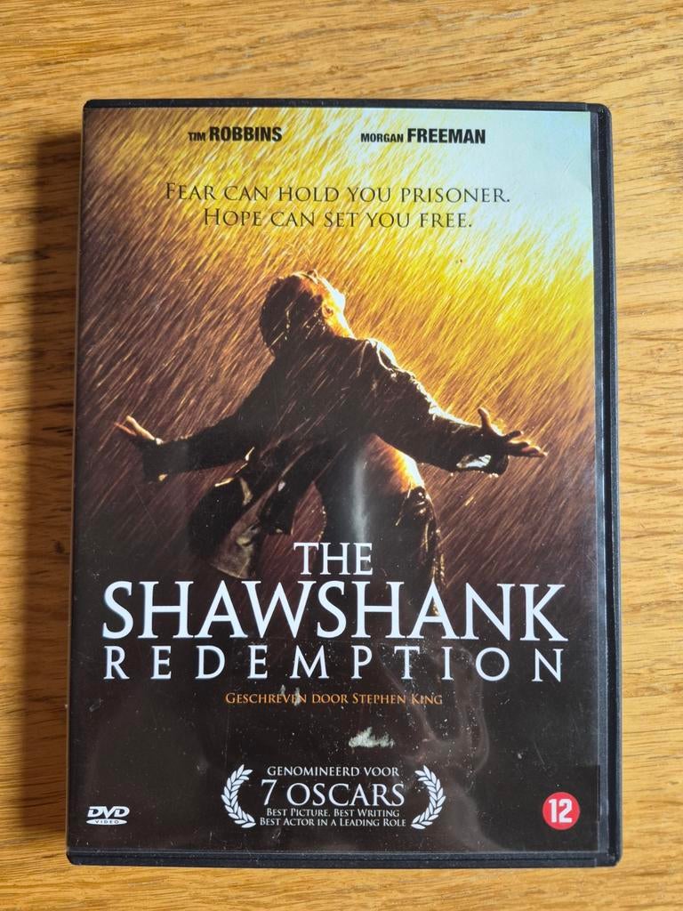 The Shawshank Redemption DVD - Klassieker van Stephen King, Vanaf 12 jaar, Ophalen of Verzenden, Gebruikt, Drama