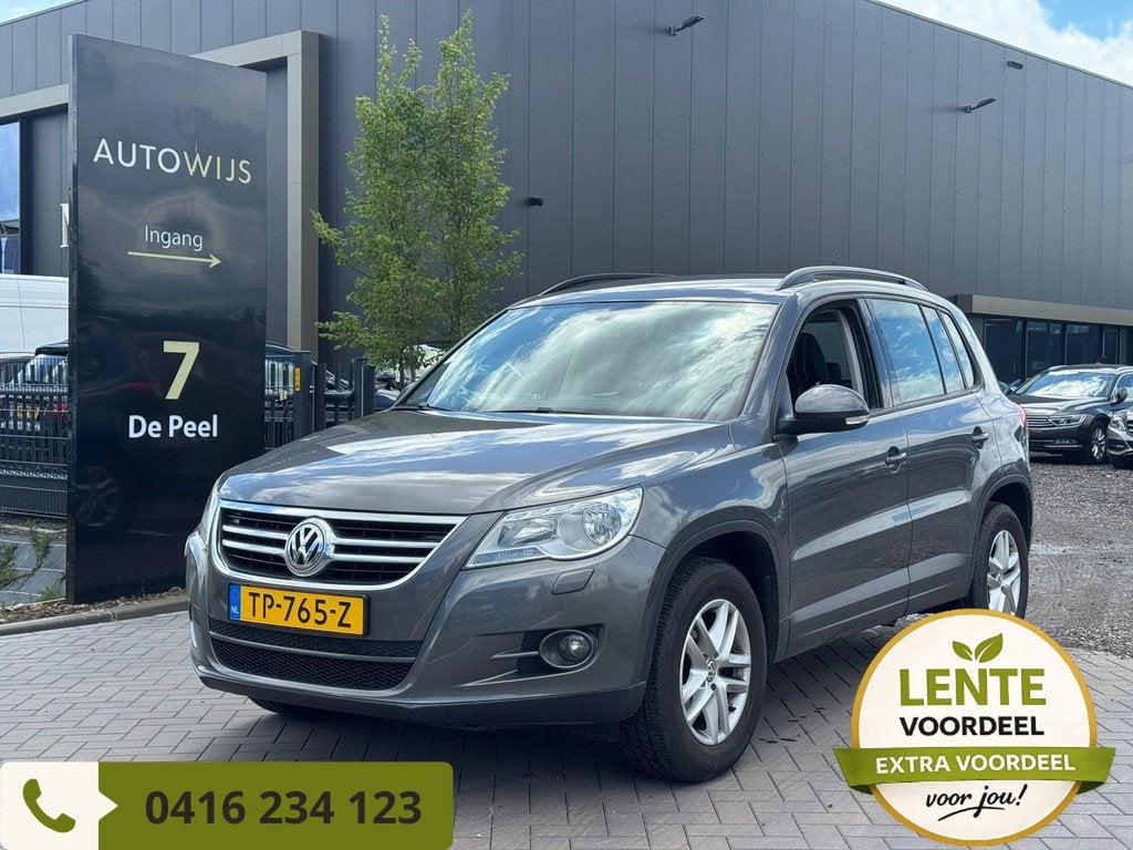 Volkswagen Tiguan 1.4 TSI Sport&Style|150PK|CRUISE|STOELVERW, Auto's, Volkswagen, Voorwielaandrijving, Euro 5, Zwart, 4 cilinders