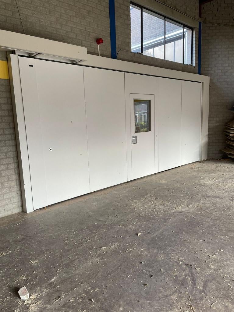 Schuifwand 550cm, Ophalen, Schuifdeur, Binnendeur, Zo goed als nieuw