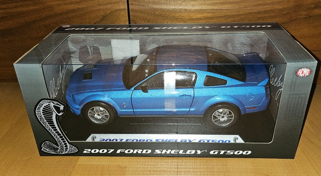 Shelby Collectibles Ford Mustang Shelby GT500 2007 1:18 1.18, Hobby en Vrije tijd, Modelauto's | 1:18, Ophalen of Verzenden, Nieuw