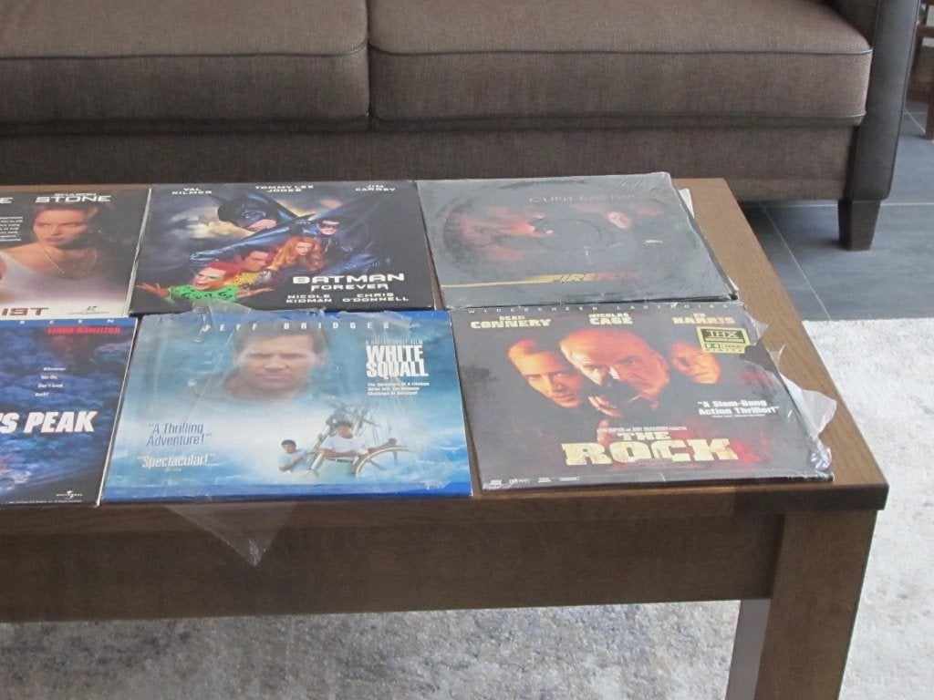 LASER DISCS 16.ST, Inclusief binnenhoes, Ophalen, Zo goed als nieuw, 12 inch