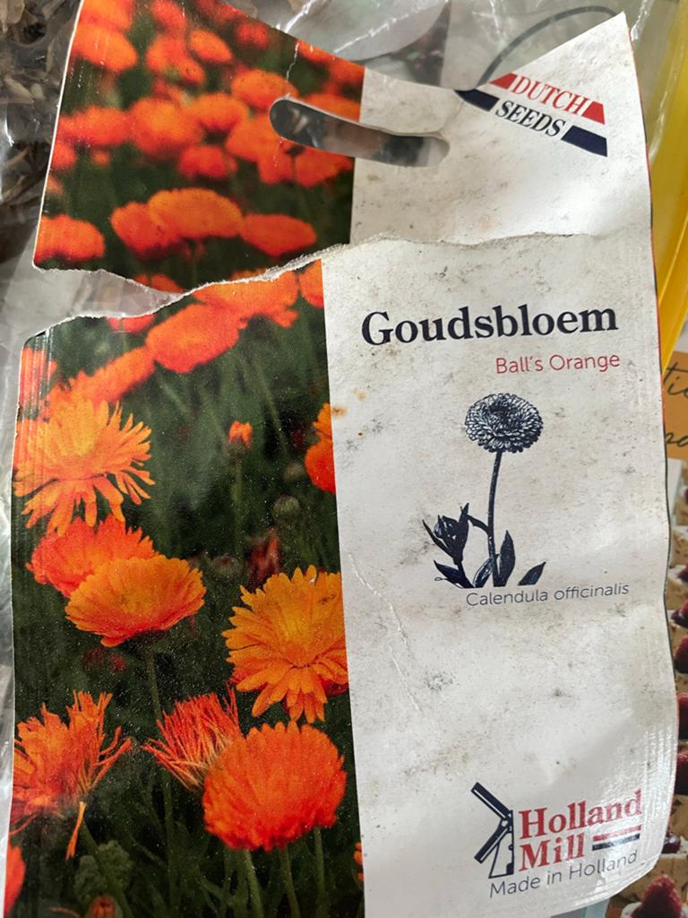 Goudsbloem (Calendula) zaad - Eigen oogst, Ophalen of Verzenden, Voorjaar, Volle zon, Zaad