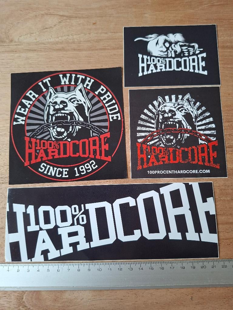 Stickers hardcore, Ophalen of Verzenden, Zo goed als nieuw, Overige typen